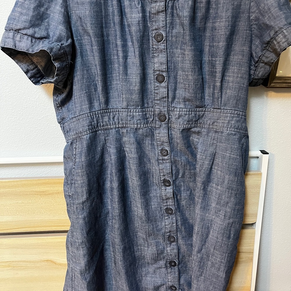 Norm Thompson Blue Midi Dress